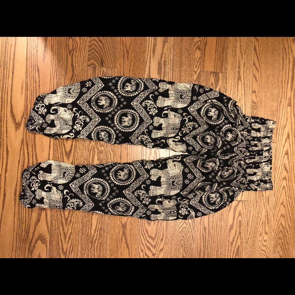 Elephant paisley pants